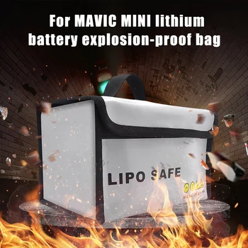 

Lipo Safe Bag Fireproof Explosionproof Waterproof Large Capacity Battery Storage Bag for Li-Battery Storage and Charging @M23