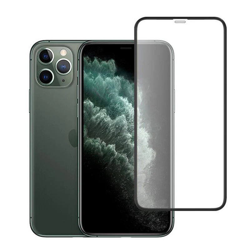 

Full Cover Tempered Glass For iPhone 11 Pro Explosion-Proof Screen Protector Film Pro Max