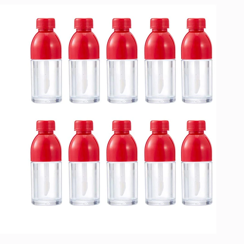 

Empty Lipgloss Tubes Refillable Bottle Coke Bottle Shape Lip Gloss Tube Container Lip Glaze Tube Bottle