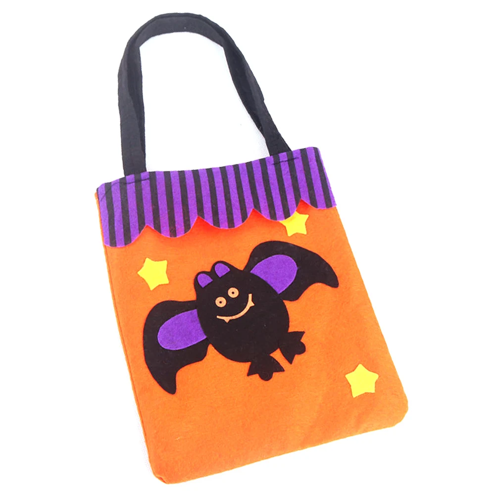 Лучшие продажи Хэллоуин Дети конфеты сумки ткань креативный Тыква призрак ведьмы подарки сумки трюк или лечения декоративные принадлежности для вечеринок - Цвет: Bats