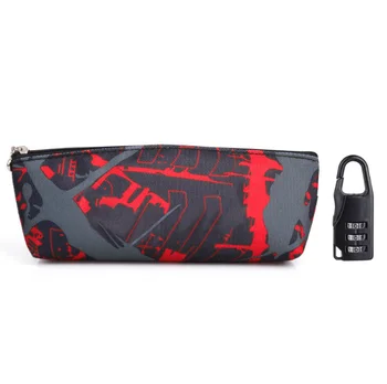 

Simple and cheap primary school student pencil bag wild practical anti-theft lock stationery bag boys luminous pencil case