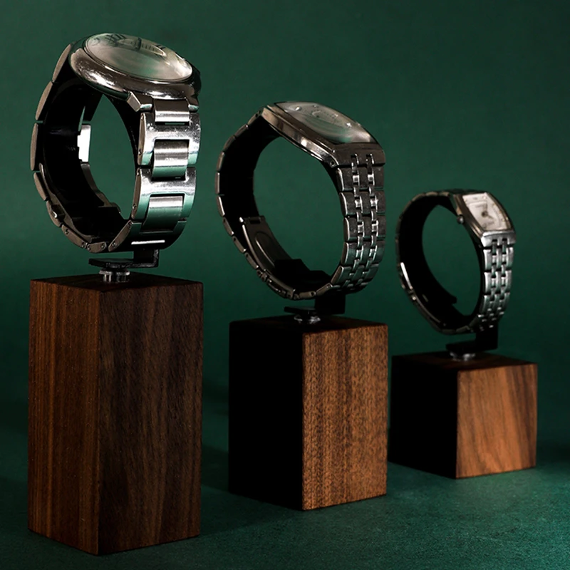 Wooden watch organizer watch stand for jewelry holders jewelery jewellery display case bracelet props showcase customized