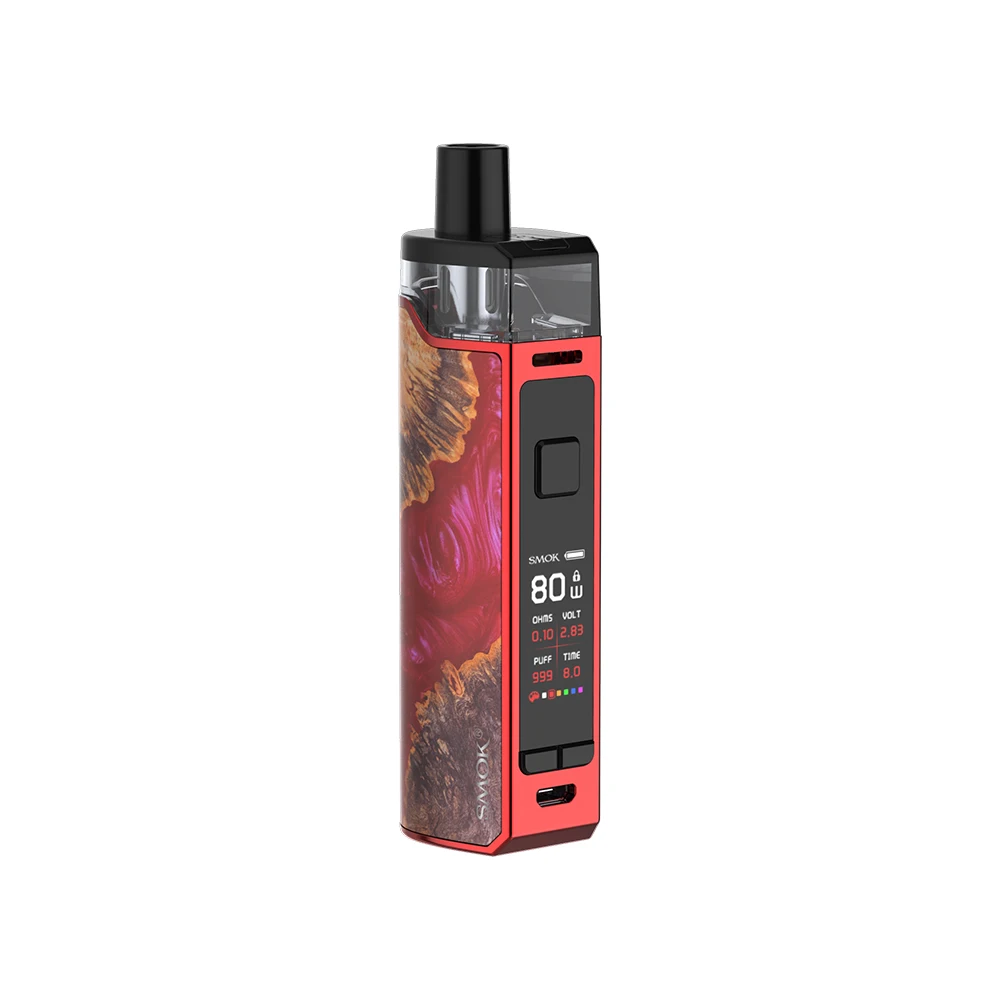 SMOK RPM80 Pro Pod Mod 80 Вт комплект Питание от одной батареи 18650 об/мин RPM80 RGC Pod электронная сигарета испаритель RPM80 VS RPM40