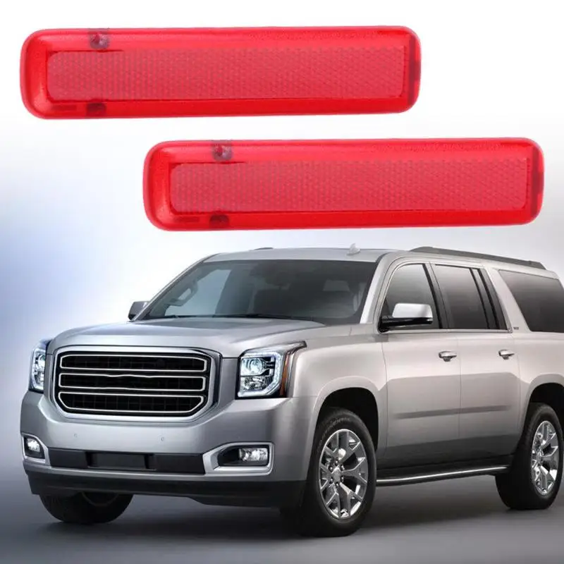 2x задняя дверь отделка панели отражатели 15183155 15183156 для GMC Yukon Chevy Tahoe из Abs задатки красный внешний вид продукта