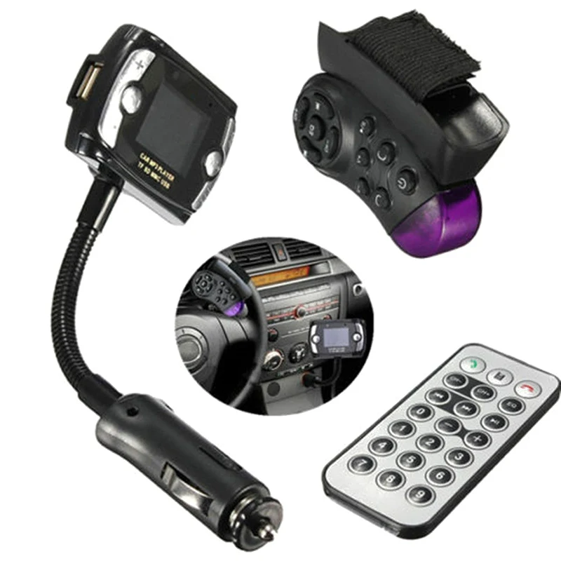 BT lcd автомобильный комплект MP3-плеер fm-передатчик модулятор USB беспроводной пульт дистанционного управления US 11
