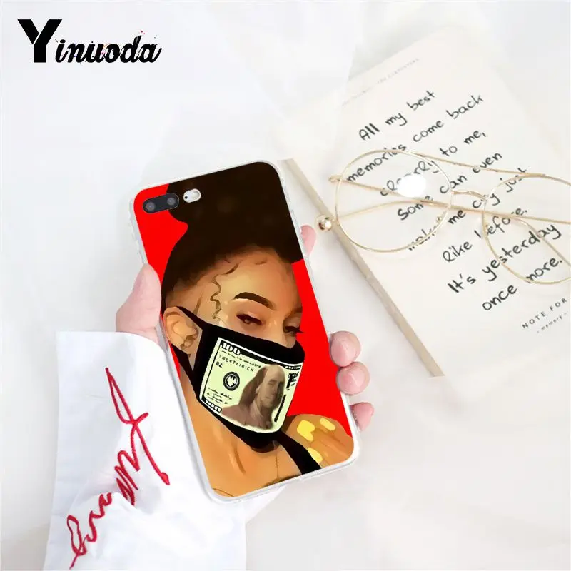 Funny Black Head Girl Make Money Not Friends Women Candy Red