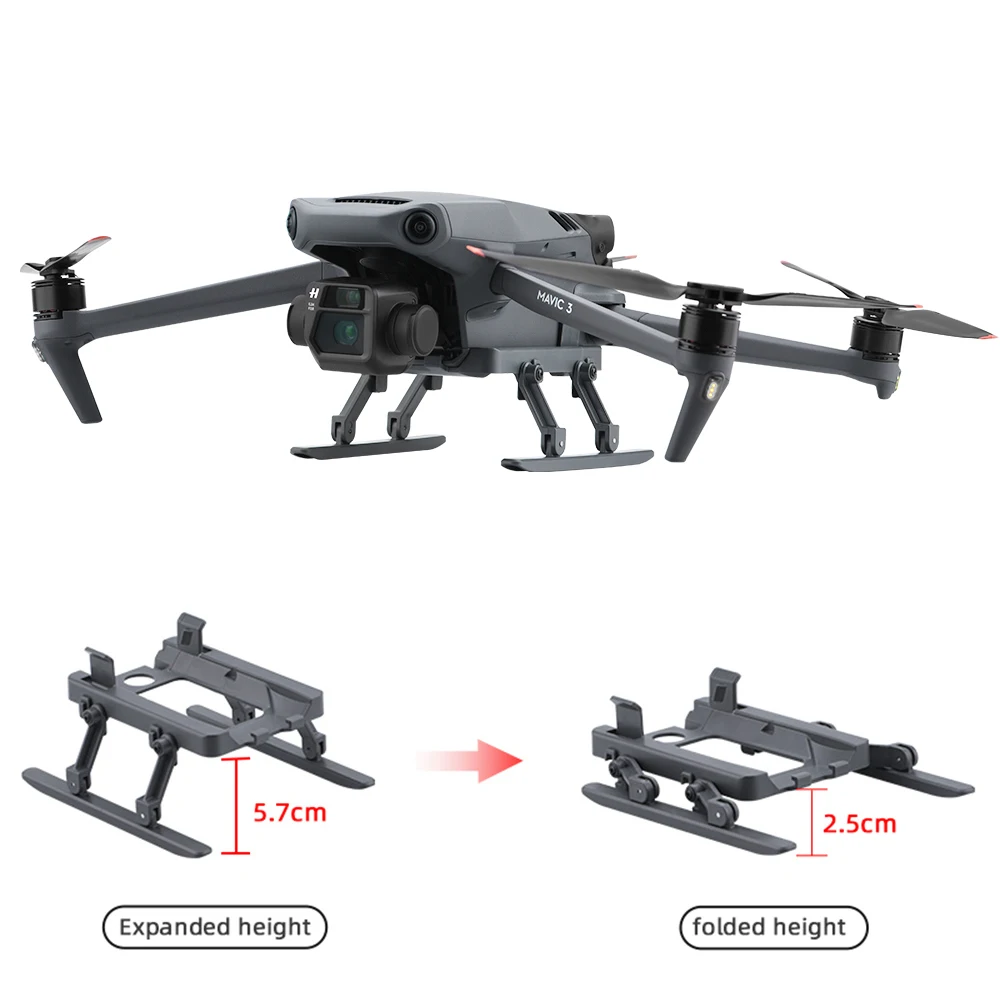 

Быстросъемное шасси для DJI Mavic 3, удлинитель высоты подставки, длинная поддержка ног, карданный подвес, Защита камеры, набор аксессуаров, чехол