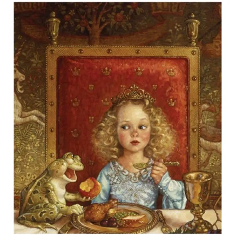 

Frog prince patterns Counted Cross Stitch 11CT 14CT 18CT 28CT DIY Cross Stitch Kits Embroidery Needlework Sets home decor