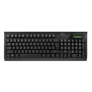 

Keyboard with Reader 1LIFE 1IFEKBSMTCRDES USB Black