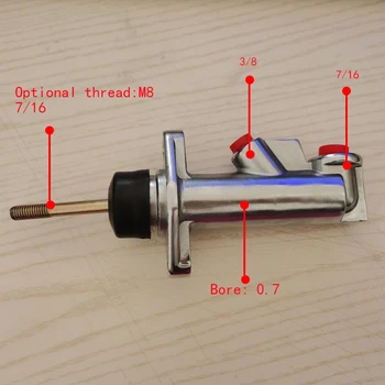 

0.625/0.7/0.75 Brake Clutch Master Cylinder 0.625 Remote Hydraulic Handbrake