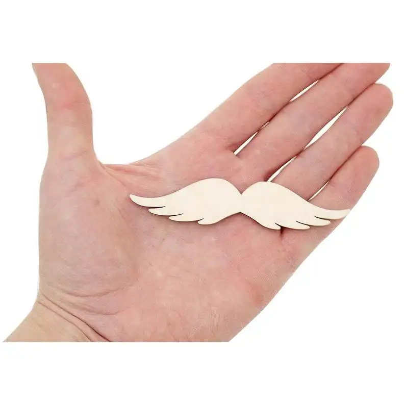 

Wooden Angel Wings (10cm) Wing Shape Art Projects Craft Decoration Embelishments Decoupage Ornament Craft Supply 1035