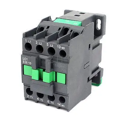 AC Контактор стартера мотора реле 3-фазный полюс 1NO 220V Катушка Напряжение CJX2-2510