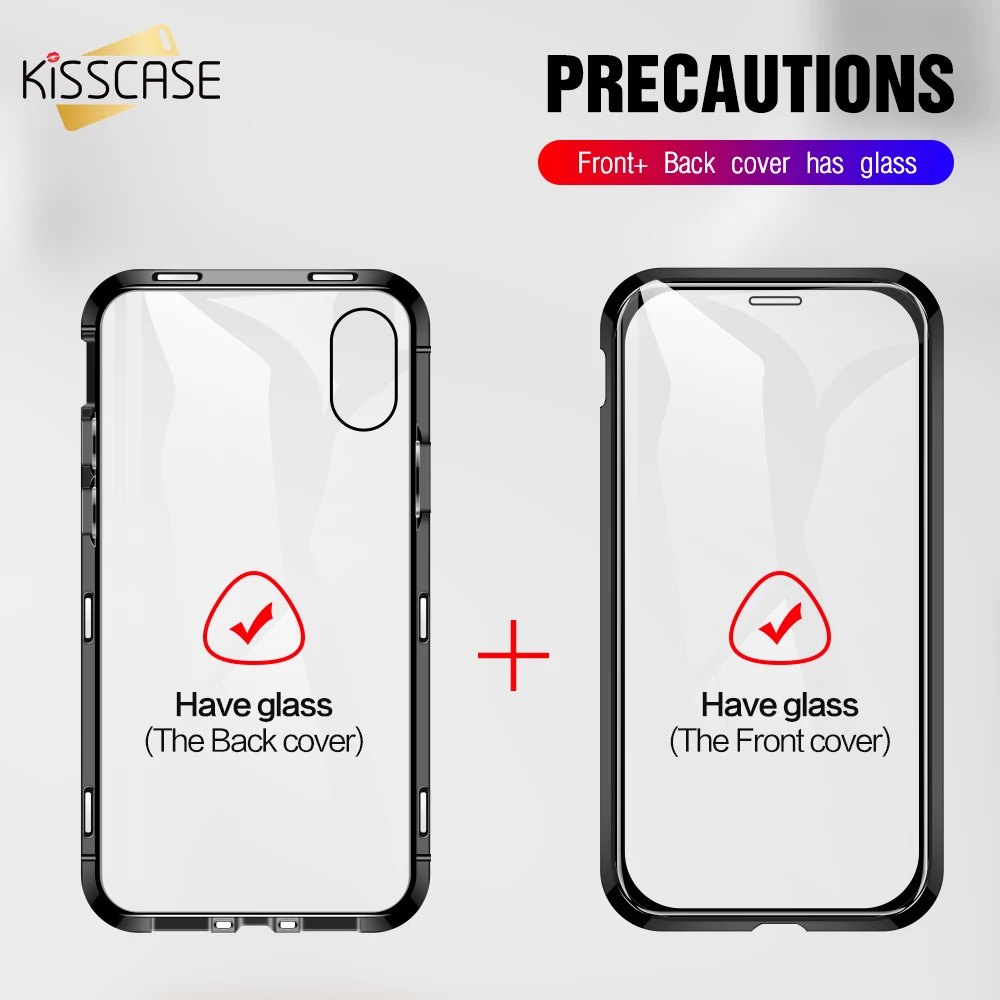 KISSCASE устойчивый к царапинам чехол для samsung S8 Магнитный чехол для samsung S8 полная защита Капа металлический каркас бампер оболочка