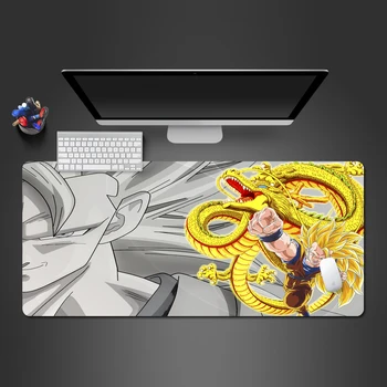 

Dragon Ball Mouse Pad Super Wukong And Golden Dragon Computer Game Mats Computer Keyboard Pad Anime Mousepad Boy's Birthday Gift