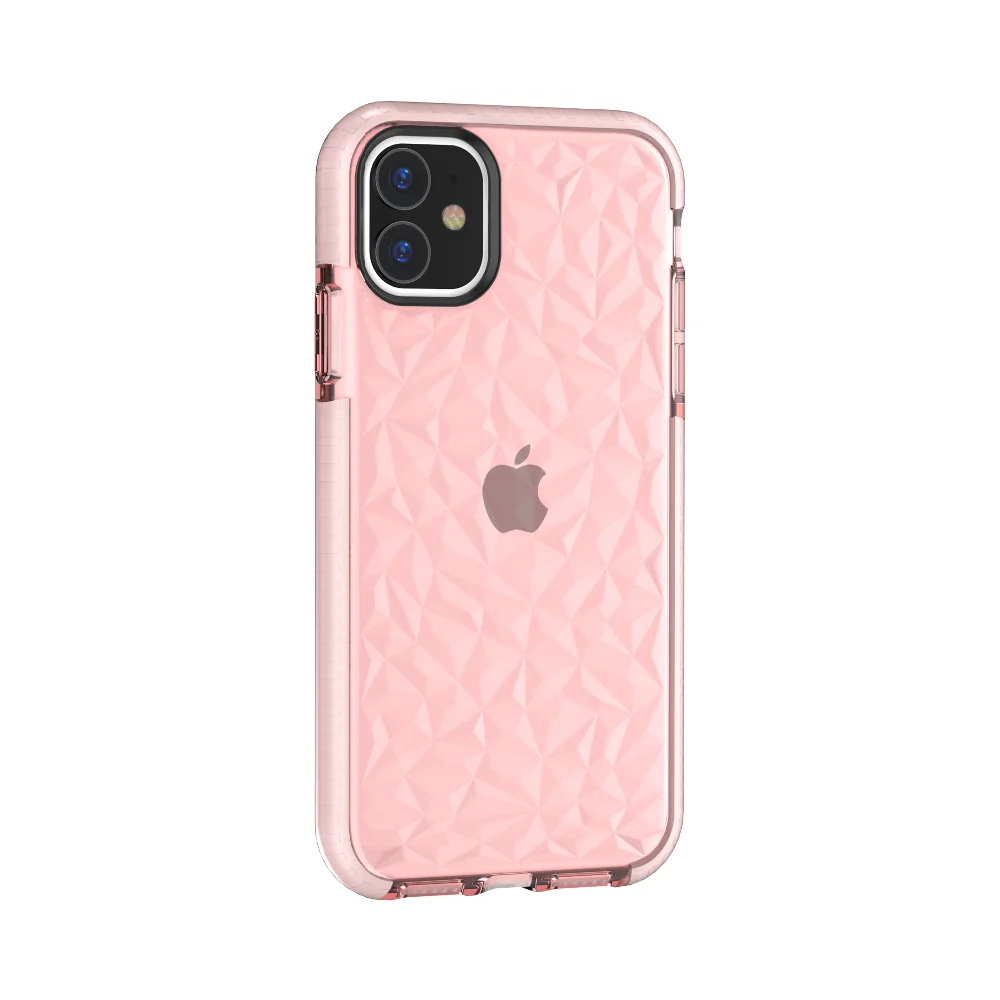 100 шт./лот прозрачный алмаз зерна ТПУ+ D30 высокого качества чехол для iPhone 6 7 8 X XS XR XS Max 6 7 8 plus 11 Pro максимальный чехол