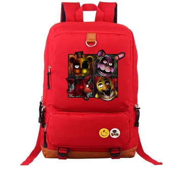 

2020 Hot Horror Games Five Nights At Freddys Boy Girl School Bag Women Bagpack Teenagers Schoolbags Canvas Men Student Backpack