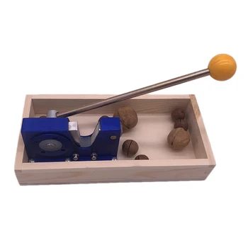 

Hawaiian Fruit Opener Manual Nutcracker Nut Tongs, Heavy Duty Pecan Nut Cracker Opener Tool for Walnuts Chestnuts Pecans-Blue