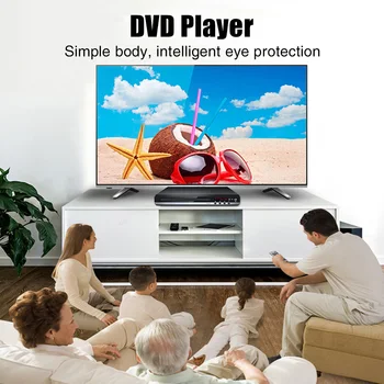 

DVD Player Remote Control MIC Input CD DVD Player With Cable USB HDMI For TV Home Portable