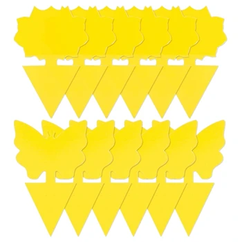 

40Pcs Dual-Sided Yellow Fruit Fly Sticky,Pest Control Traps for Mosquitos Whitefly Small Insects Houseplant Bug Catcher