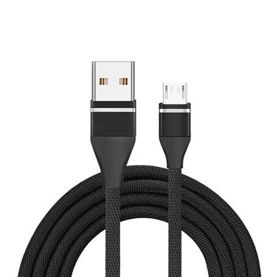 Кабель Micro USB для быстрой зарядки кабель для зарядки Microusb для samsung Xiaomi кабель для передачи данных кабель для мобильного телефона Android - Цвет: Black Microusb Cable