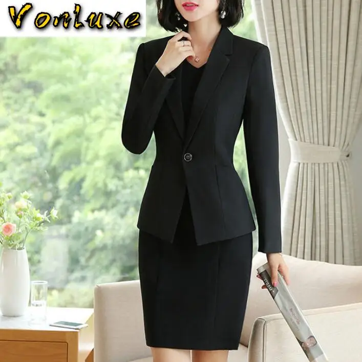 Юбочные костюмы для женщин женские офисные рабочая одежда деловые туфли