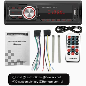 Image 5 - 5208E Single 1 DIN Car FM Radio Player Bluetooth USB 2.0 AUX in TF Card U Disk Auto Stereo Multimedia Audio MP3 Player Head Unit