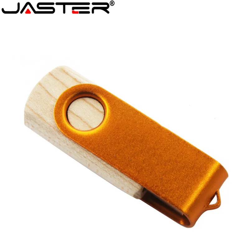 JASTER ручка накопитель вращающийся зажим Деревянный USB 2 0 4 ГБ 128 16 32 64 usb флэш карта