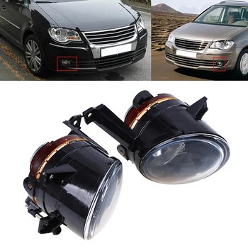 

POSSBAY Car Light Left / Right Side Front Bumper Clear Fog Light for VW Volkswagen Touran 2003-2010 Come Without Bulbs Fog Lamp