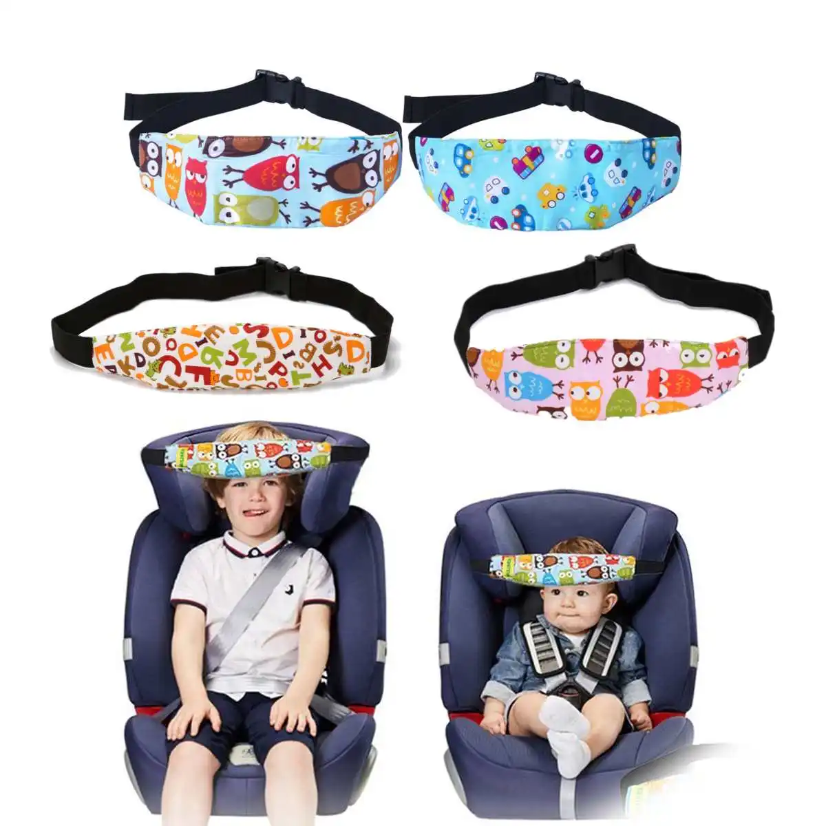 Safety Car Seat Sleep Nap Aid Child Kid Head Support Holder Protector Belt Stroller