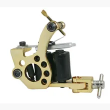 Один Топ татуировки машина пистолет для Комплект питания набор татуировки инструменты питания 10 обмоток FSM02