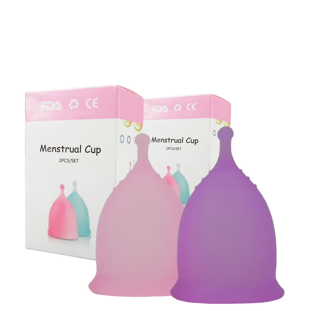Female hygiene menstrual cup of medical grade silicone Silicone Menstrual Flake Medical reusable feminine hygiene Menstrual cup
