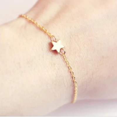 

European And American Jewelry Foreign Trade Single Pentagon Bracelet Simple Lady Bracelet Star Jewelry