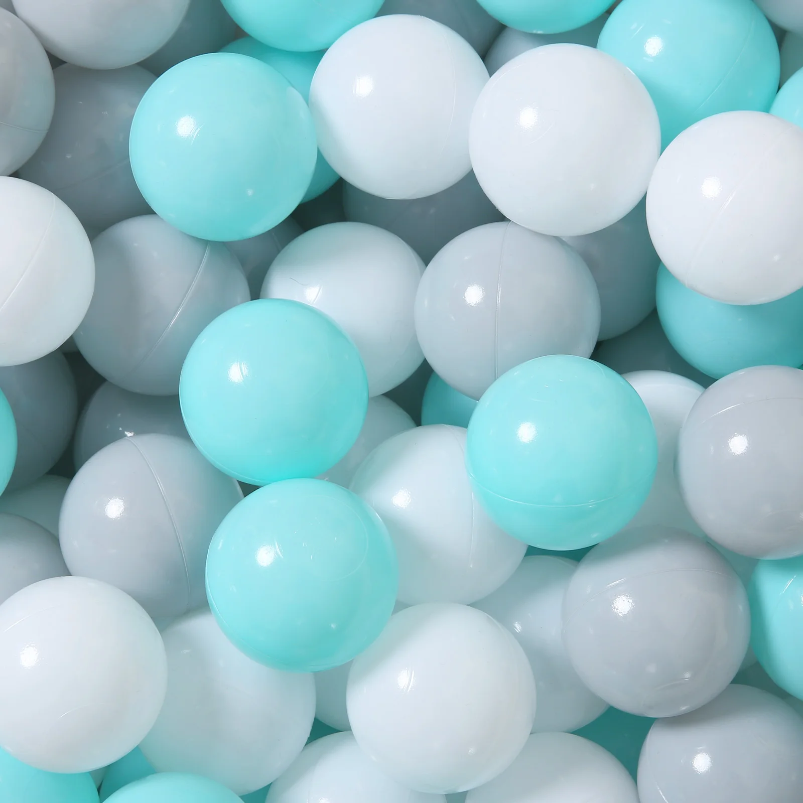Pack of 100 Phthalate Bpa Free Crush Proof Plastic Ball Pits Balls Four Bright Colors Ocean Resuable with storage bag | Игрушки и хобби