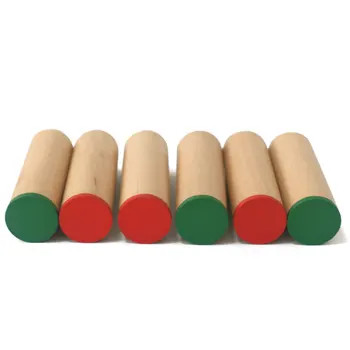 

Montessori Materials Sensorial Toy Three Step Sound Bucket High/Middle/Low Tone Baby Educational Sound Shaking Tube B2266T