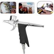 Двойное действие 0,3 мм 7cc и 11cc Аэрограф спрей G un Аэрограф Комплект для модели краски татуировки