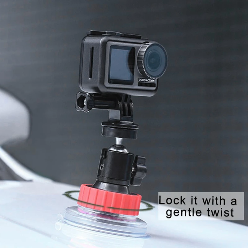 Акция-Ulanzi U-50 Экшн-камера всасывающий держатель для Dji Osmo Action Gopro присоска держатель Автомобильный держатель крепление стекло всасывание