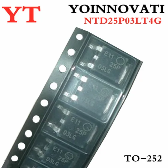 100 шт./лот NTD25P03LT4G NTD25P03 25P03LG TO-252 IC лучшее качество | Электронные компоненты и