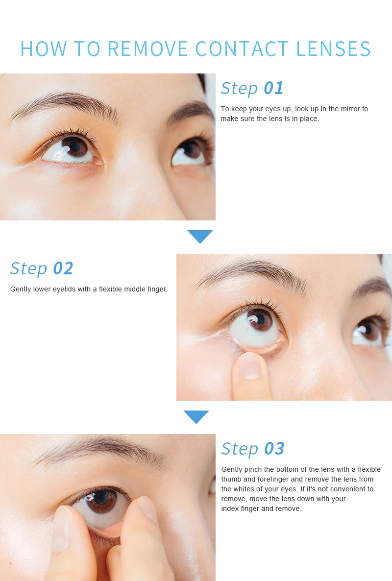 Прямые коричневые контактные линзы для глаз, 10 линз