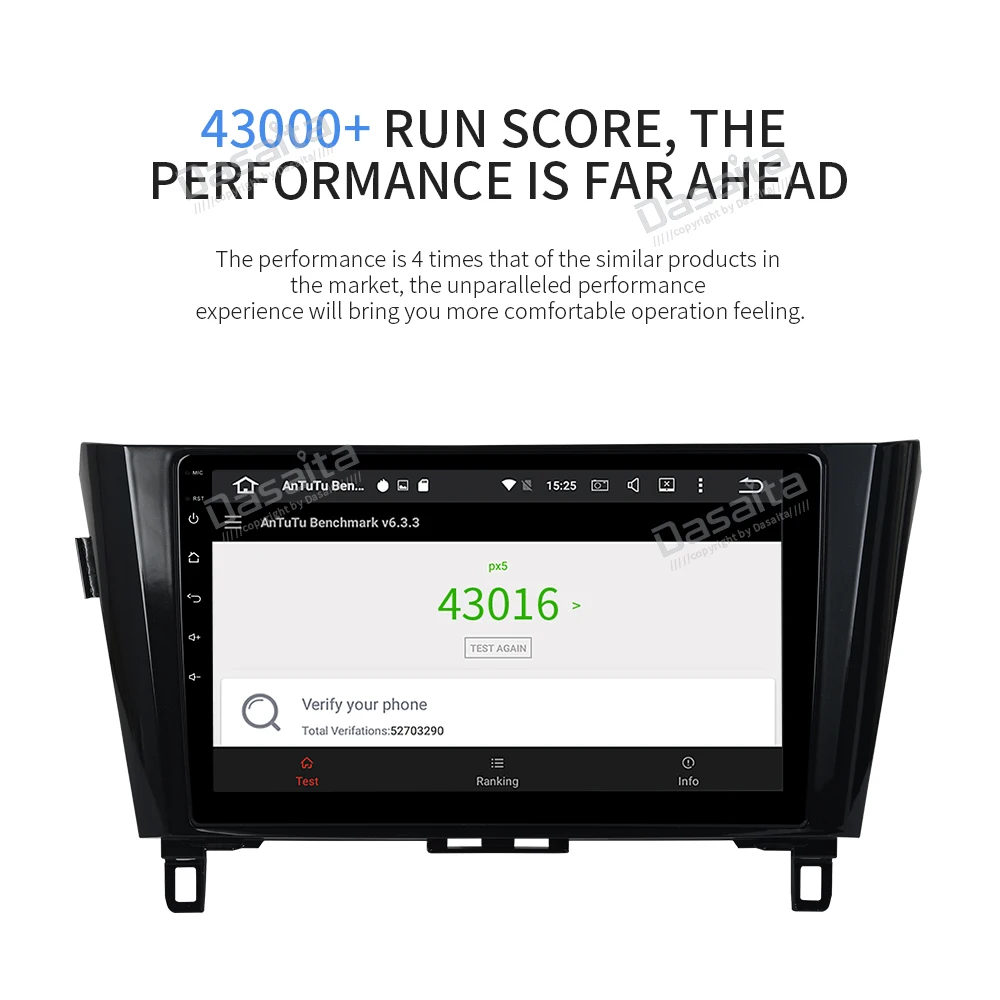 10," HD цифровой Восьмиядерный 64 бит 32 Гб rom 4 Гб ram Android 9,0 Автомобильный gps радио плеер для Nissan Qashqai