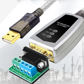 

0.5m Adapter Transfer Line Signal Converter Cable DB9 Serial Connector Automatic Industrial Stable Wire USB To RS485/422