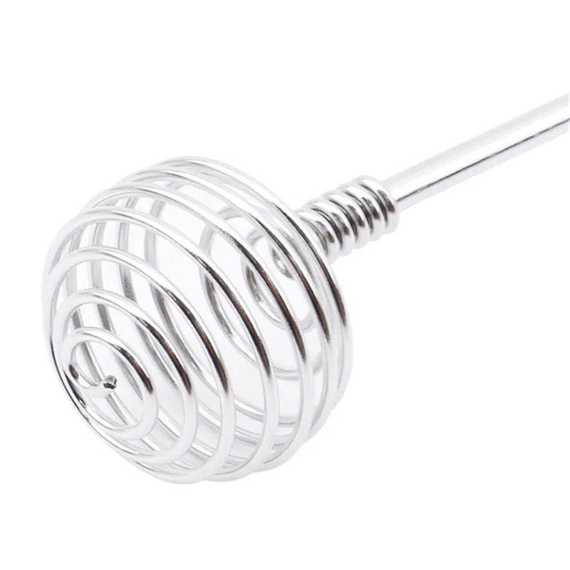 Honey Spoons Tea Stainless Steel Whisk Coffee Mixer Stick Stirring