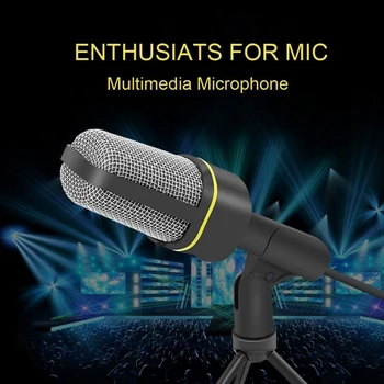 

Microphone, Computer Stand, Tuning Condenser Microphone, for Live Broadcast, Singing, Conference