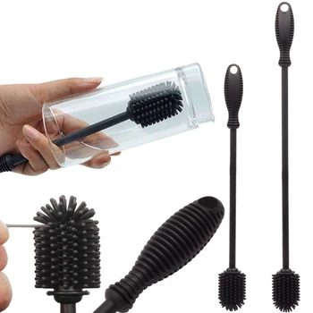 

Soft Silicone Feeding Bottle Brushes Portable Cleaning Brushes For Baby Household Cleaning Tools