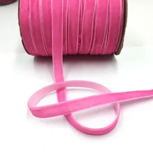

50 Yards 29 Colors Wholesale 3/8" 10mm Velvet Ribbon Tape NO ELASTICITY Velour Webbing for DIY Headwear Garment Gift Decoration