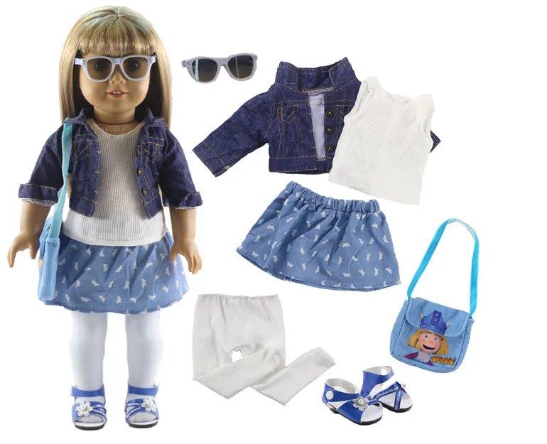 1 комплект красивое платье принцессы наряд Одежда для куклы 18 дюймов B26|Куклы| |