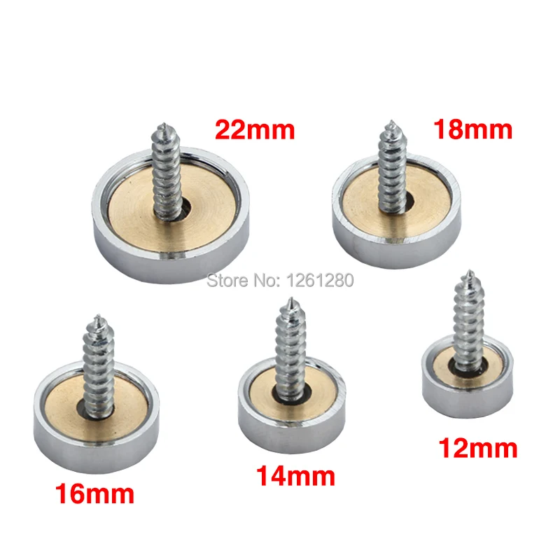 16 мм латунный рекламный гвоздь Матовый акриловый зеркальный гвоздь фиксированный винт бытовой стеклянный декоративные гвозди крепеж оборудования