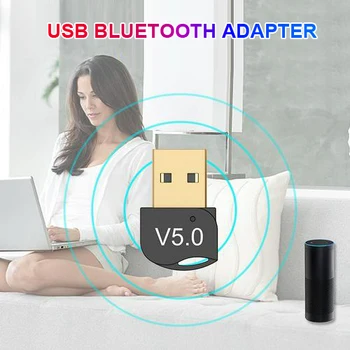 

Bluetooth Adapter USB Dongle for Computer PC Wireless USB Bluetooth Transmitter 5.0/4.0 Music Receiver Bluetooth Adapter