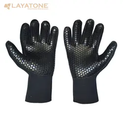 Layatone перчатки Гидрокостюма Для мужчин 5 мм неопреновые перчатки для дайвинга для подводного плавания серфинг под водой охоты Подводное