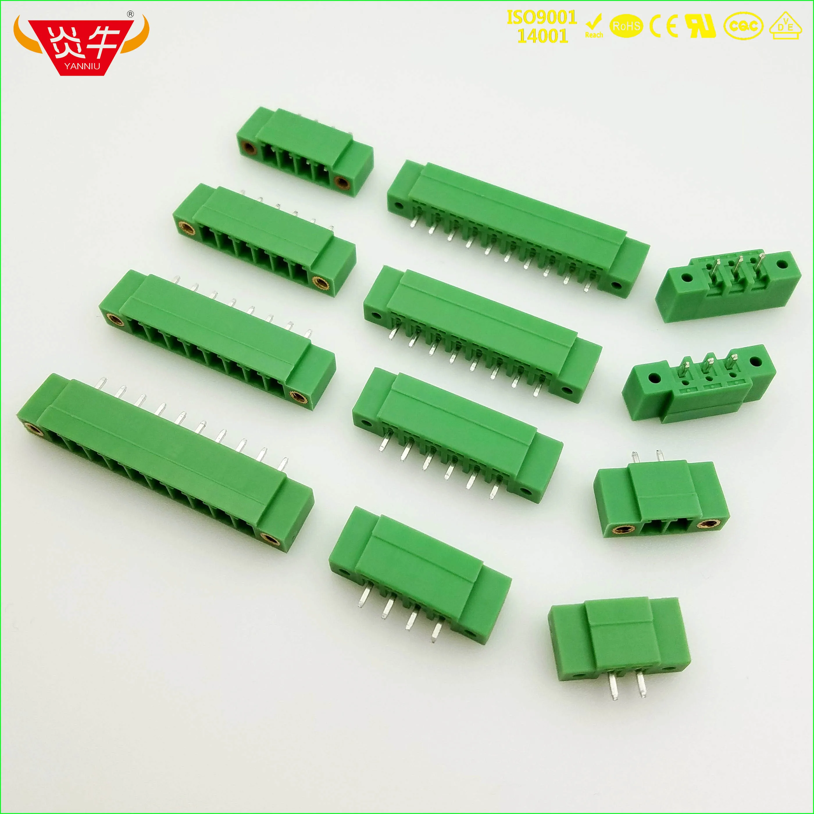 

50Pcs KF2EDGVM 3.81 2P ~ 12P PCB PLUG-IN TEMINAL BLOCKS 15EDGVM 3.81mm 2PIN ~ 12PIN MCV 1,5/ 2-GF-3,81 1830596 PHOENIX DEGSON