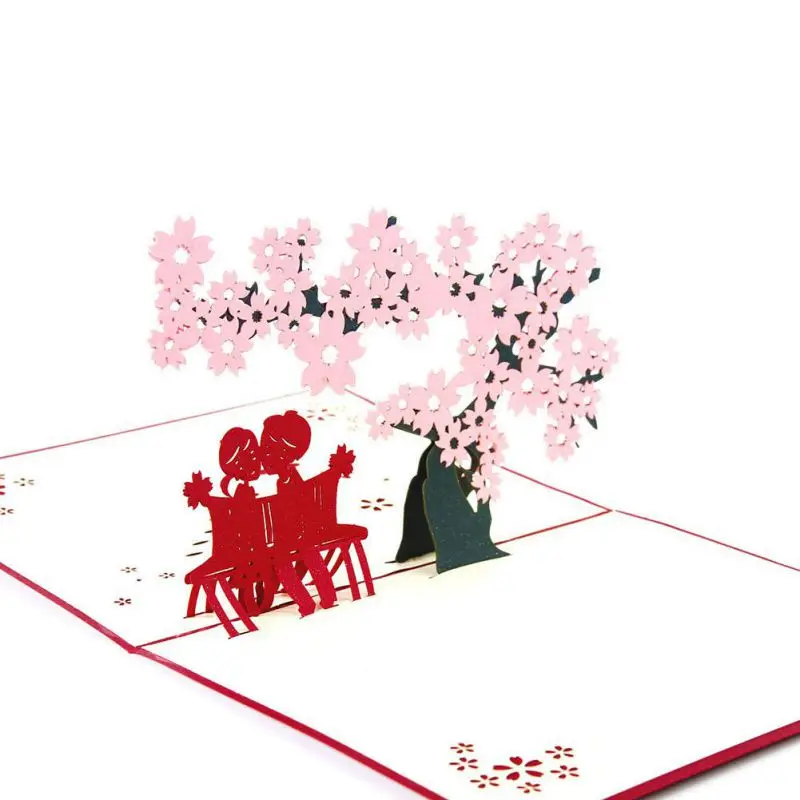  3D Pop Up Invitation Cards for Wedding and Engagement Party Handmade Valentine's Day Card for Lover - 4.00029E+12